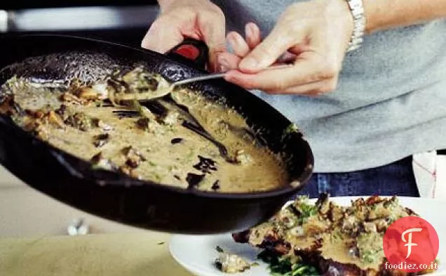 Salsa di senape di funghi, sherry e cereali