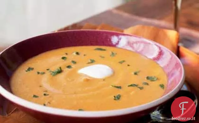 Zuppa di zucca a spillo