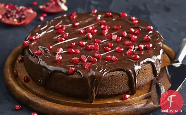 Cioccolato Squidgy & melograno torte