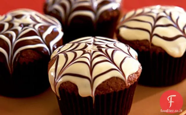 Ragnatela cioccolato fondente muffin
