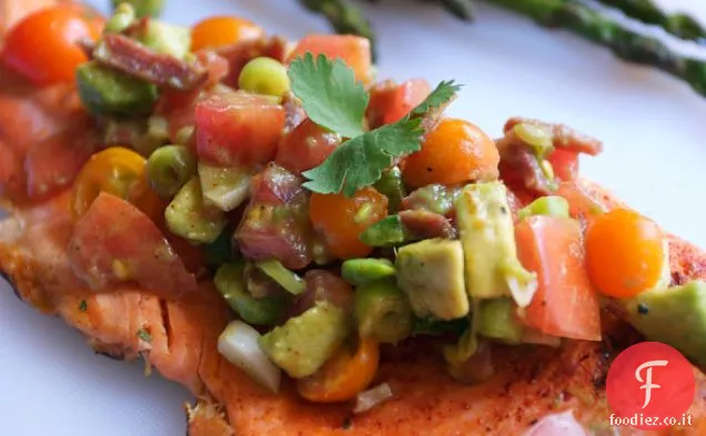 Salsa di guacamole di pancetta (salsa di guaca)