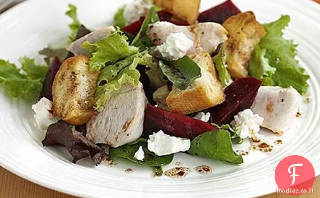 Insalata di pollo calda