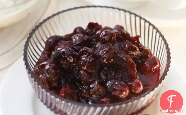 Porto & salsa di mirtilli con ginepro