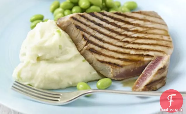 Tonno di soia con poltiglia di wasabi