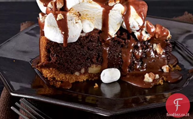Mississippi Fango S'Mores-Fudge Pie