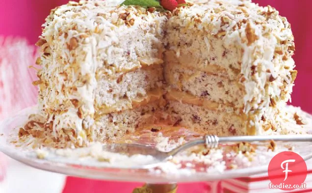 Torta alla crema al caramello