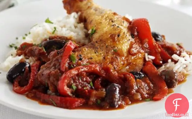 Pollo piccante alla cacciatora