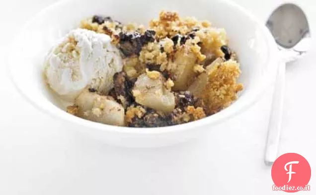 Budino di pere e cioccolato