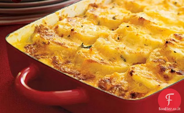 Patate smerlate a tre formaggi