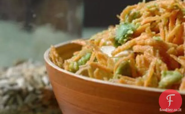 Insalata di carote grattugiata con Avocado