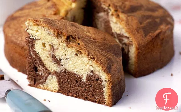 Torta di marmo al cioccolato