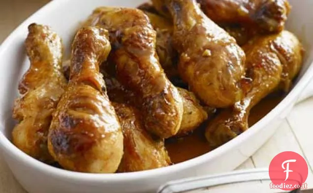 BBQ pollo & insalata di cavolo