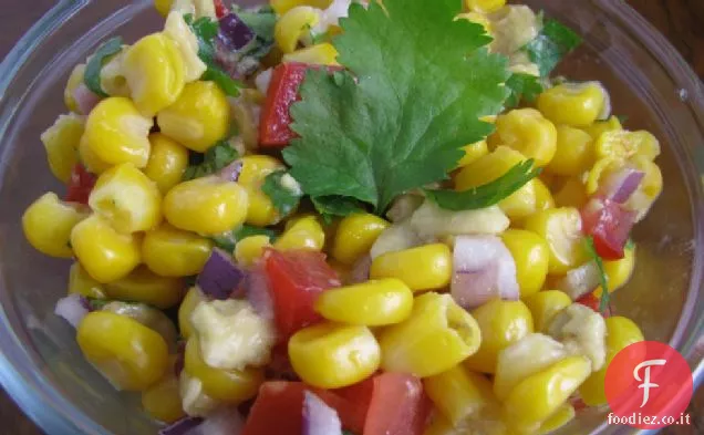 Salsa di mais dolce e avocado
