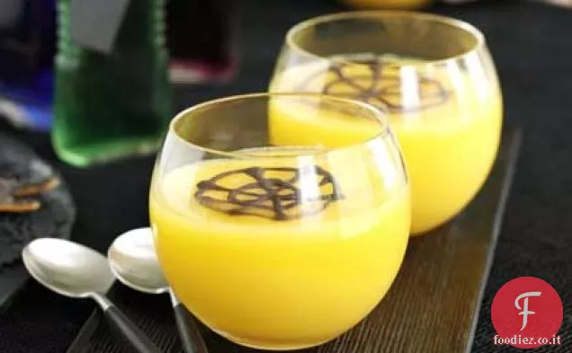 Gelatine di ragno arancio al cioccolato