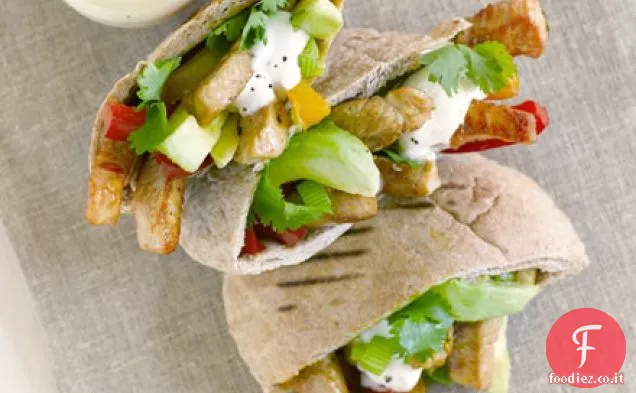 Pitta di tacchino e pepe