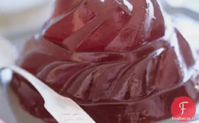 Salsa di mirtilli in gelatina