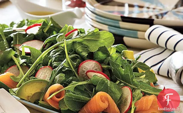 Salmone affumicato-Insalata di avocado