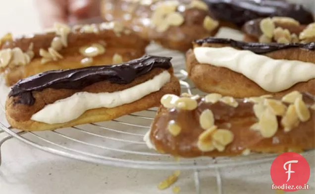 Eclairs fatti in casa