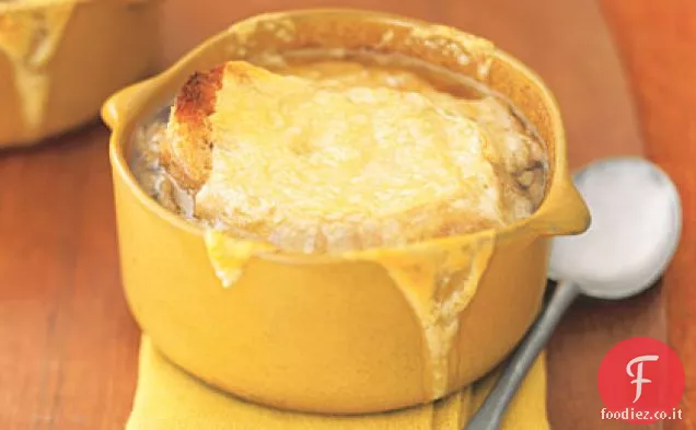 Zuppa di cipolle francese