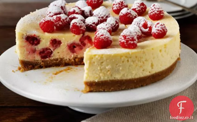 Al forno lampone e limone cheesecake