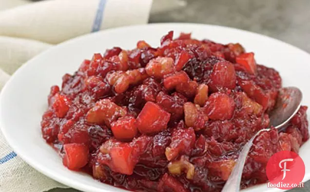 Salsa di mirtilli, mele e noci