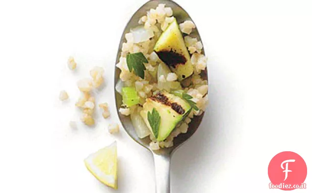 Zucchine grigliate Bulgur Pilaf