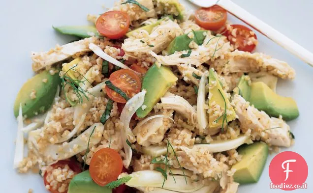 Insalata di pollo e Bulgur con Avocado