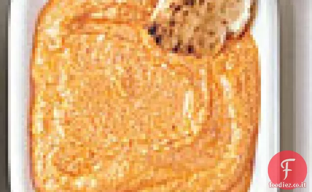 Pepe rosso arrosto con salsa di Feta