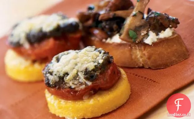 Funghi Selvatici-Chèvre Crostini