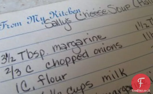 Zuppa di formaggio con pepe rosso e pancetta