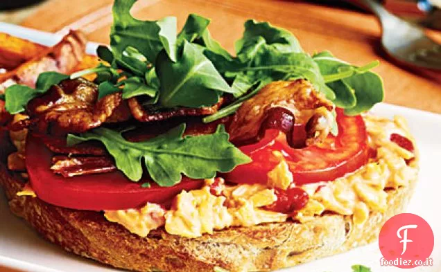 BLT di formaggio Pimiento a faccia aperta