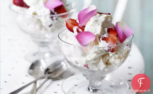 Fragola rosa Eton pasticcio