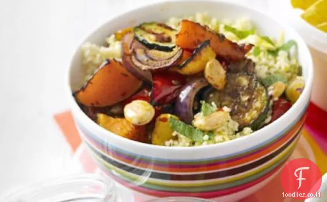 Insalata di verdure e couscous arrosto