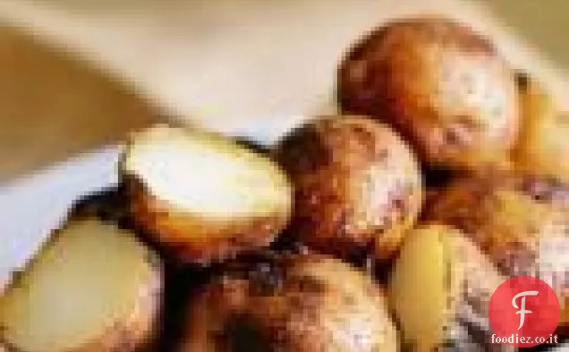 Patate novelle grigliate con crosta di pepe rosso