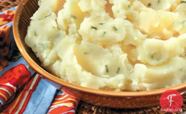 Purè di patate all'aglio arrosto