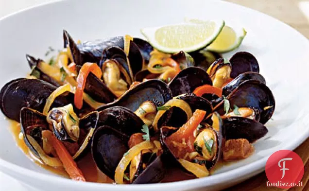 Cozze con Pepe Rosso e Chorizo