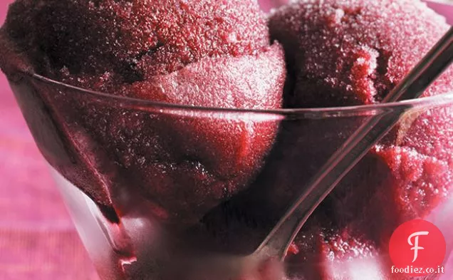 Vino Rosso-Sorbetto al Lampone