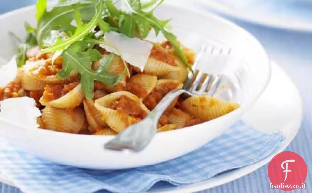 Pasta al pomodoro e salsa veg nascosta