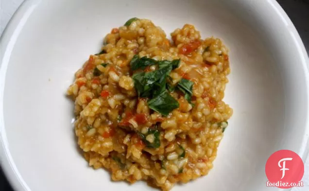 Risotto al peperoncino affumicato con Pimentón