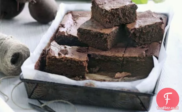 Brownies di barbabietola