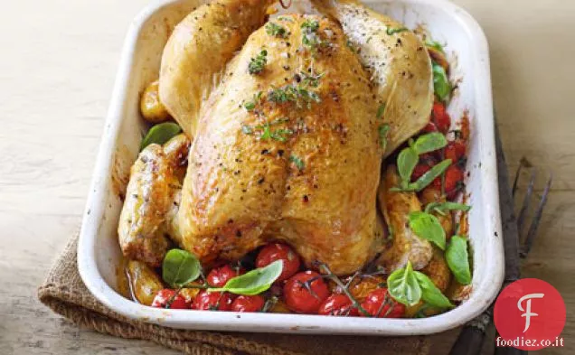 Pollo alle erbe da giardino