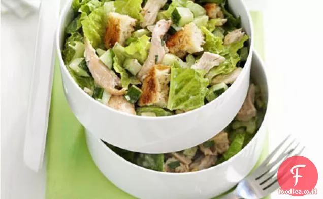 Insalata di pollo e crostino