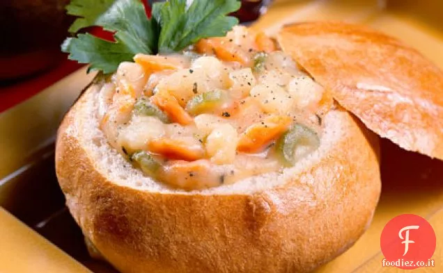 Ciotole di pane italiano