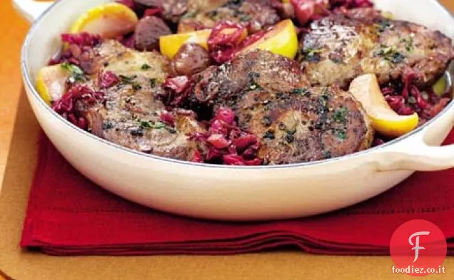 Maiale a cottura lenta e cavolo rosso