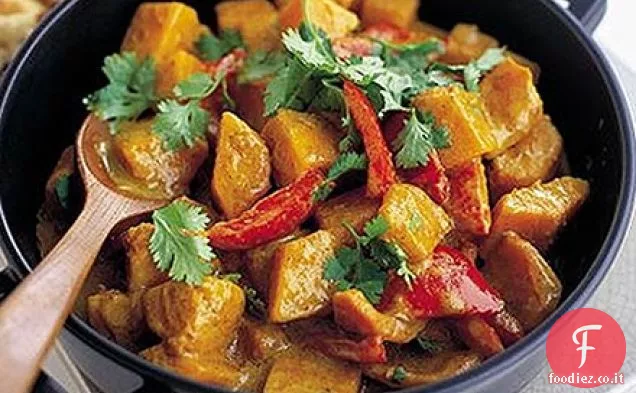 Zucca e cocco curry