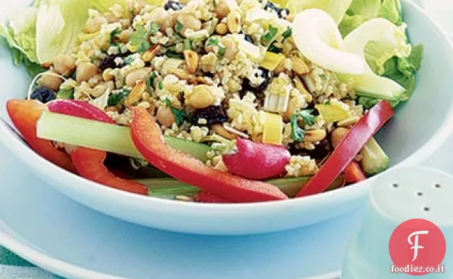 Insalata di ceci croccante