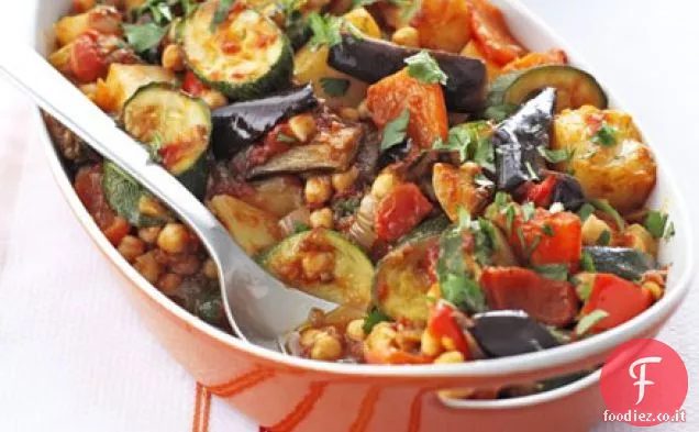 Arrosto di verdure estive e ceci