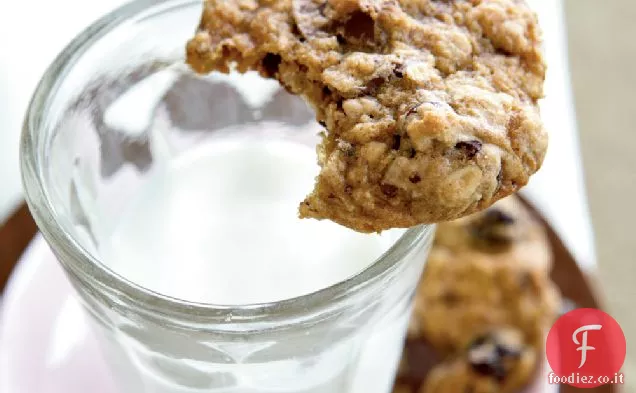 Biscotti intelligenti cuore di cioccolato-ciliegia