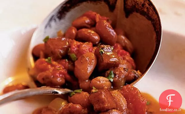 Zuppa di prosciutto e fagioli messicani