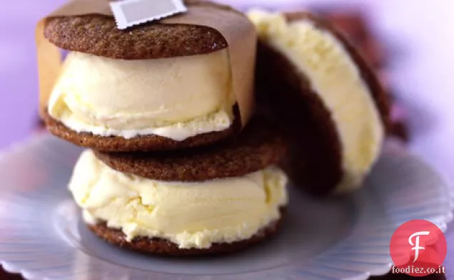 Panini al gelato al limone Gingersnap